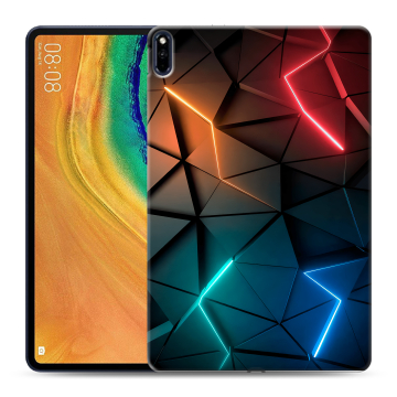 Силиконовый чехол на планшета Huawei MatePad Pro с принтом Абстракция неон Силиконовый чехол на планшета Huawei MatePad Pro с принтом Абстракция неон