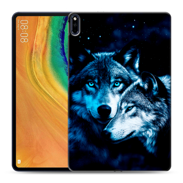 Силиконовый чехол на планшета Huawei MatePad Pro с принтом Волки Силиконовый чехол на планшета Huawei MatePad Pro с принтом Волки