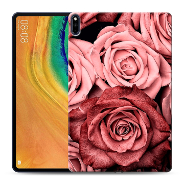 Силиконовый чехол на планшета Huawei MatePad Pro с принтом Цветы розы Силиконовый чехол на планшета Huawei MatePad Pro с принтом Цветы розы