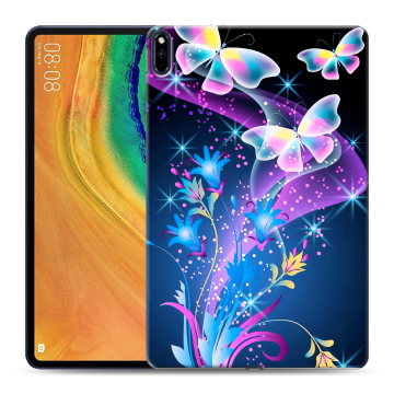 Силиконовый чехол на Huawei MatePad Pro с принтом Бабочки Силиконовый чехол на Huawei MatePad Pro с принтом Бабочки