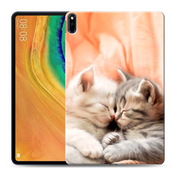Силиконовый чехол на Huawei MatePad Pro с принтом Котята Силиконовый чехол на Huawei MatePad Pro с принтом Котята