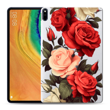 Силиконовый чехол на Huawei MatePad Pro с принтом Розы Силиконовый чехол на Huawei MatePad Pro с принтом Розы