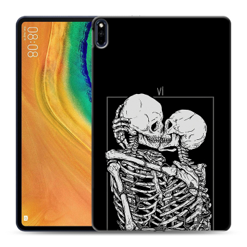 Силиконовый чехол на Huawei MatePad Pro с принтом Поцелуй скелетов Силиконовый чехол на Huawei MatePad Pro с принтом Поцелуй скелетов