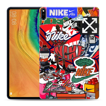Силиконовый чехол на Huawei MatePad Pro с принтом Найк Nike яркий Силиконовый чехол на Huawei MatePad Pro с принтом Найк Nike яркий