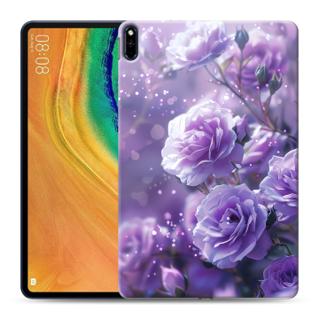 Силиконовый чехол на Huawei MatePad Pro с принтом Розы цветы Силиконовый чехол на Huawei MatePad Pro с принтом Розы цветы