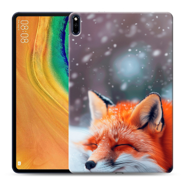 Силиконовый чехол на Huawei MatePad Pro с принтом лиса Силиконовый чехол на Huawei MatePad Pro с принтом лиса