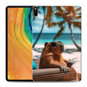 Силиконовый чехол на Huawei MatePad Pro с принтом Капибара Силиконовый чехол на Huawei MatePad Pro с принтом Капибара