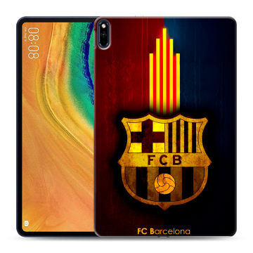 Силиконовый чехол на Huawei MatePad Pro с принтом Барселона Barcelona