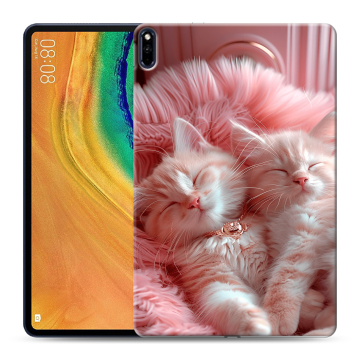 Силиконовый чехол на Huawei MatePad Pro с принтом котята котики Силиконовый чехол на Huawei MatePad Pro с принтом котята котики