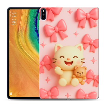 Силиконовый чехол на Huawei MatePad Pro с принтом для девочек Силиконовый чехол на Huawei MatePad Pro с принтом для девочек