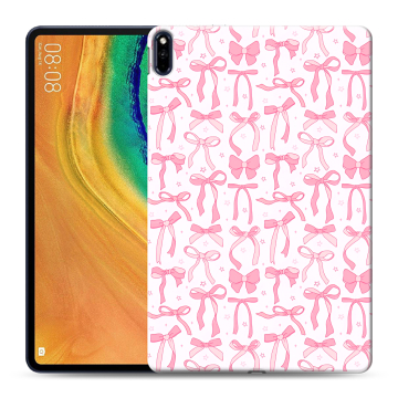 Силиконовый чехол на Huawei MatePad Pro с принтом Розовые бантики Силиконовый чехол на Huawei MatePad Pro с принтом Розовые бантики