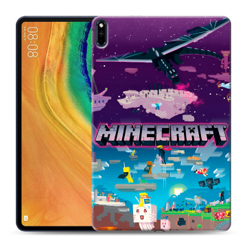 Силиконовый чехол на Huawei MatePad Pro с принтом Майнкрафт Minecraft Силиконовый чехол на Huawei MatePad Pro с принтом Майнкрафт Minecraft