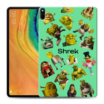 Силиконовый чехол на Huawei MatePad Pro с принтом Шрек Shrek