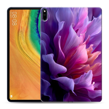 Силиконовый чехол на Huawei MatePad Pro с принтом женский цветы Силиконовый чехол на Huawei MatePad Pro с принтом женский цветы