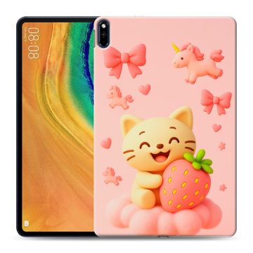 Силиконовый чехол на Huawei MatePad Pro с принтом для девочек Силиконовый чехол на Huawei MatePad Pro с принтом для девочек