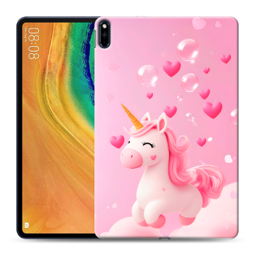 Силиконовый чехол на Huawei MatePad Pro с принтом Единорог Силиконовый чехол на Huawei MatePad Pro с принтом Единорог
