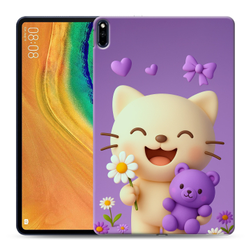 Силиконовый чехол на Huawei MatePad Pro с принтом для девочек Силиконовый чехол на Huawei MatePad Pro с принтом для девочек