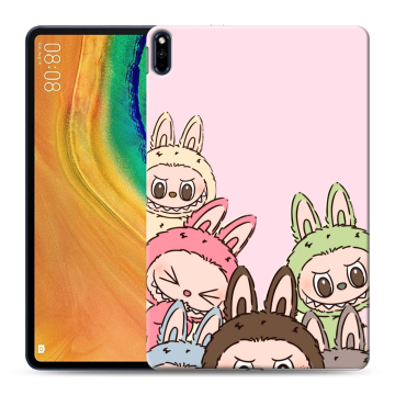 Силиконовый чехол на Huawei MatePad Pro с принтом Лабубу