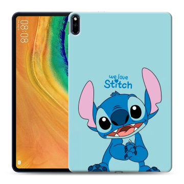Силиконовый чехол на Huawei MatePad Pro с принтом Лило и Стич
