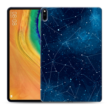Силиконовый чехол на Huawei MatePad Pro с принтом Космос звезды