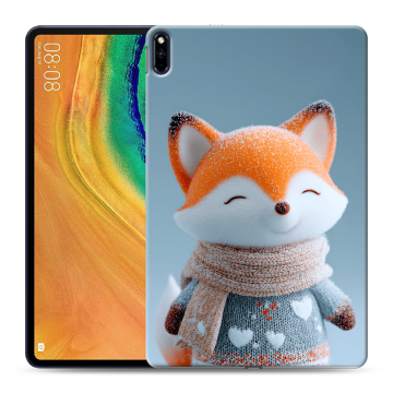 Силиконовый чехол на Huawei MatePad Pro с принтом Лиса