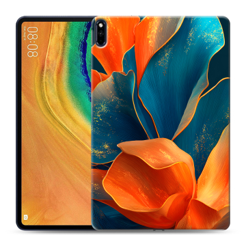 Силиконовый чехол на Huawei MatePad Pro с принтом Цветы