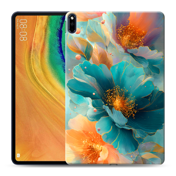 Силиконовый чехол на Huawei MatePad Pro с принтом Цветы