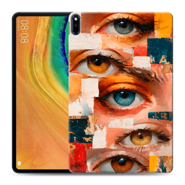 Силиконовый чехол на Huawei MatePad Pro с принтом Модный принт