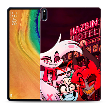 Силиконовый чехол на Huawei MatePad Pro с принтом Hazbin Hotel Отель Хазбин Силиконовый чехол на Huawei MatePad Pro с принтом Hazbin Hotel Отель Хазбин