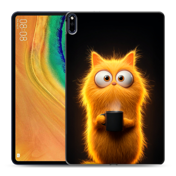 Силиконовый чехол на Huawei MatePad Pro с принтом Смешной кот Силиконовый чехол на Huawei MatePad Pro с принтом Смешной кот