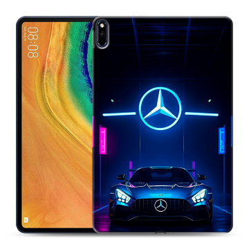 Силиконовый чехол на Huawei MatePad Pro с принтом Mercedes Мерседес Силиконовый чехол на Huawei MatePad Pro с принтом Mercedes Мерседес
