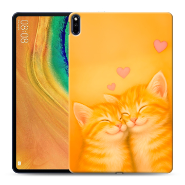 Силиконовый чехол на Huawei MatePad Pro с принтом Милые котята Силиконовый чехол на Huawei MatePad Pro с принтом Милые котята