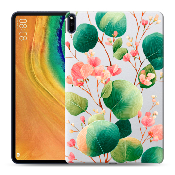 Силиконовый чехол на Huawei MatePad Pro с принтом женский