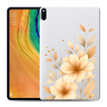 Силиконовый чехол на Huawei MatePad Pro с принтом для девушки