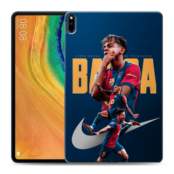 Силиконовый чехол на Huawei MatePad Pro с принтом Барселона Barca Yamal Силиконовый чехол на Huawei MatePad Pro с принтом Барселона Barca Yamal