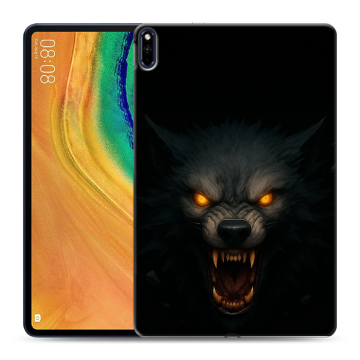 Силиконовый чехол на Huawei MatePad Pro с принтом Волк