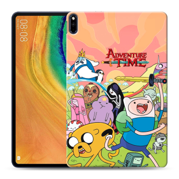 Силиконовый чехол на Huawei MatePad Pro с принтом Adventure time Время приключений