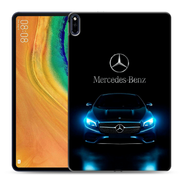 Силиконовый чехол на Huawei MatePad Pro с принтом Mercedes Мерседес