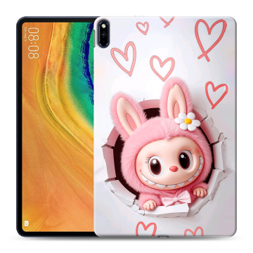 Силиконовый чехол на Huawei MatePad Pro с принтом Labubu Лабубу