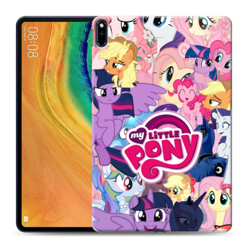 Силиконовый чехол на Huawei MatePad Pro с принтом My little pony Дружба чудо