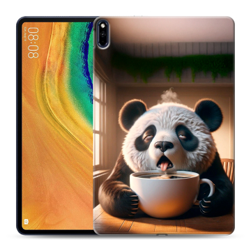 Силиконовый чехол на Huawei MatePad Pro с принтом смешная панда Силиконовый чехол на Huawei MatePad Pro с принтом смешная панда