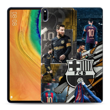 Силиконовый чехол на Huawei MatePad Pro с принтом Messi Barcelona Силиконовый чехол на Huawei MatePad Pro с принтом Messi Barcelona