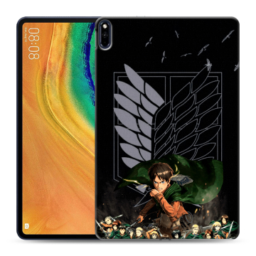 Силиконовый чехол на Huawei MatePad Pro с принтом Атака титанов Силиконовый чехол на Huawei MatePad Pro с принтом Атака титанов