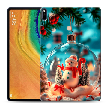 Силиконовый чехол на Huawei MatePad Pro с принтом Новый год