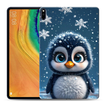 Силиконовый чехол на Huawei MatePad Pro с принтом Новый год