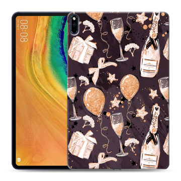 Силиконовый чехол на Huawei MatePad Pro с принтом Новый год