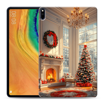Силиконовый чехол на Huawei MatePad Pro с принтом Новый год