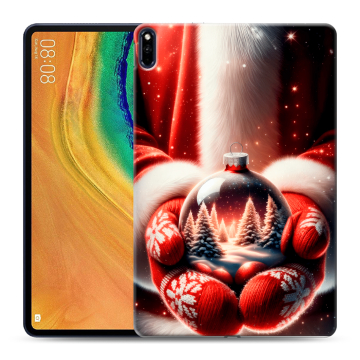 Силиконовый чехол на Huawei MatePad Pro с принтом Новый год