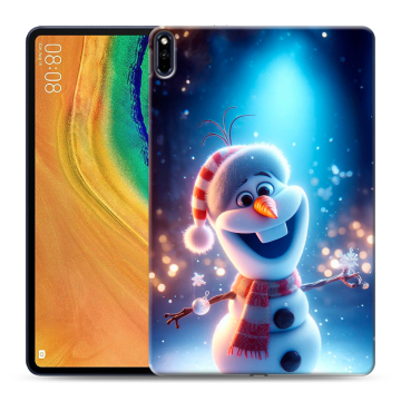 Силиконовый чехол на Huawei MatePad Pro с принтом Новый год