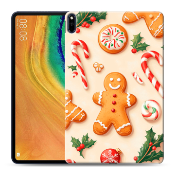 Силиконовый чехол на Huawei MatePad Pro с принтом Новый год